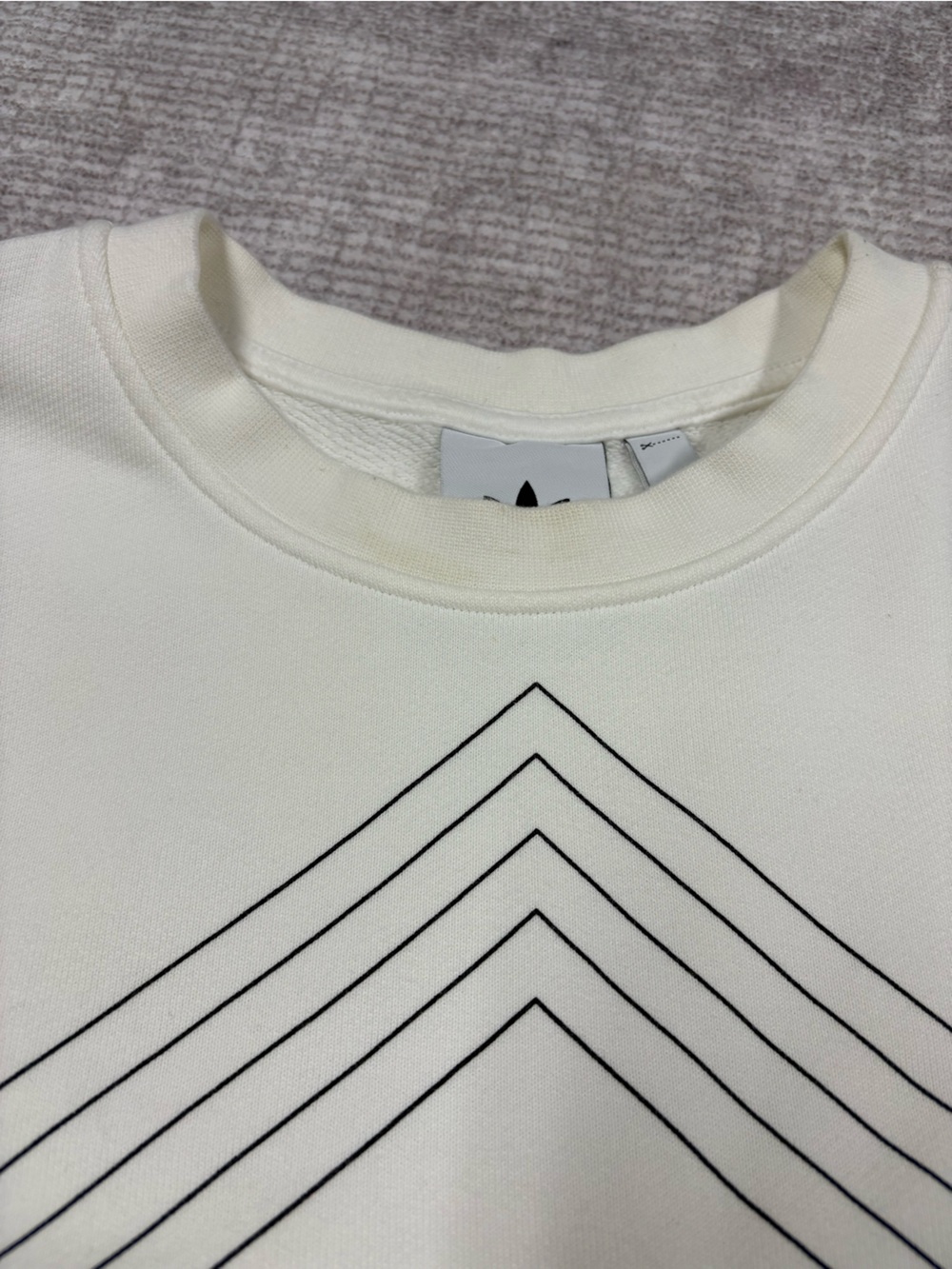 Adidas Rivalry Retro Crewneck Sweatshirt Embroidered Tri Leaf Logo Men’s Sz XL - Picture 9 of 9